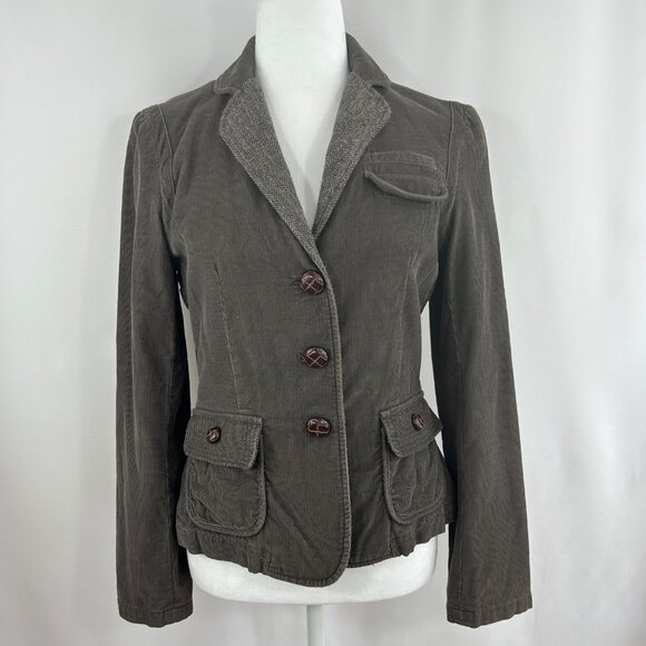 Tristan & Iseut academia brown corduroy blazer jacket - Small - Picture 2 of 9